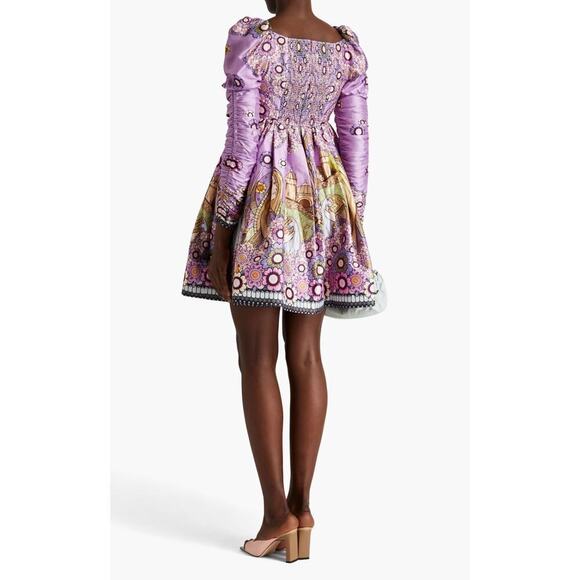 Zimmermann Cosmic Twist Front Mini Dress size 0 - Picture 3 of 11